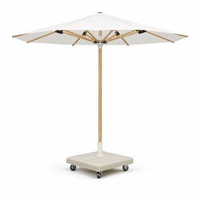 Luxury Round Centre Pole Parasol - 3m Diameter