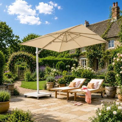 Luxury Cantilever Parasol 3 x 3 m